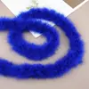 Tira de plumas planas de color directo de fábrica Tira de lana de pavo materiales de decoración manualidades regalo de Navidad DIY