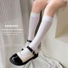 Calcetines Finos Infantiles Hasta la Rodilla Calcetines de Media Pantorrilla Terciopelo Blanco Lolita Calcetines para Pantorrilla Verano Calcetines Hasta la Rodilla Fabricante Lote