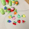 Nuevos Accesorios para Uñas Celebridad de Internet Serie Piña Durazno Uva Manzana Fresa Uñas Artísticas Diy Accesorios para Uñas de Resina
