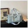 Bolso de Mano Transfronterizo para Viaje para Hombre, Bolso Cruzado Casual Deportivo para Fitness, Bolso de Entrenamiento con Separación Húmedo/Seco, Bolso de Equipaje para Viaje de Negocios para Mujer