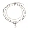 Joyería Transfronteriza Europea y Americana Cadena de Cuentas Multicapa Retro Collar Fragante Simple Versátil Perla de Imitación Joyería de Moda