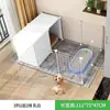 Cerca para animais de estimação Isolamento para cães Combinação livre Interior Canil para cães pequenos com área sanitária Cerca doméstica Gaiola para cães