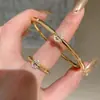 Pulsera Rotatoria Antigua de Plata de Ley S925 Planeta Alrededor de Estrellas Anillo de Diamante Traje de Joyería de Lujo Ligero Para Mujeres