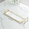 Bandeja de Plástico Nórdica Portavasos Plato Rectangular para Cena Almacenamiento Joyería ktv Salón de Belleza Hotel Vaso de Agua de Alto Valor