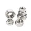 Tuerca hexagonal de acero inoxidable 304/316/201, tapa de rosca, tuerca de mano, fábrica al por mayor M3-M64