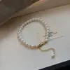 Pulsera de Perlas de Mijo Blanco Ultra Fino Franco Australiana para Mujer, Agente de Compras Elegante, Pulseras de Nicho Exquisitas de Lujo Accesible, Pulseras Apilables