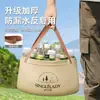 Bacia d'água dobrável atualizada, Balde de viagem portátil, Saco de lavagem de viagem, Balde para escalda-pés, Bacia para lavar vegetais ao ar livre