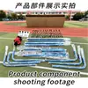 Red de rebote de fútbol 4x7 pies, Red de entrenamiento multiángulo ajustable para voleibol y béisbol, Red de práctica de hockey