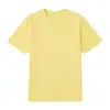 Nova Estilo 200g 21S Camiseta Slim Fit para Homens, Cor Sólida Algodão Puro Manga Curta Workwear Masculino, Atacado com Logotipo Impresso