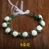 Diadema Corona de Flores Chica del Bosque Accesorios para el Cabello Novia Corona de Rosas Niños Princesa Atracciones Turísticas de Playa Venta Caliente Fabricante