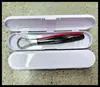 Raspador de Língua de Aço Inoxidável Escova para Revestimento da Língua para Remover Mau Hálito Artefato Raspador de Língua Limpador de Revestimento da Língua Adulto Ferramenta de Limpeza Bucal