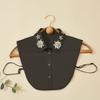 Colección Anual de Camisas de Algodón Puro de Lujo Asequible, de Nicho, Resistentes, Hechas a Mano y Adornadas con Pedrería, con Cuellos Postizos para la Moda Femenina