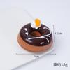 Pegatinas de refrigerador de dona de simulación de alto rebote de PU decoración creativa para el hogar comida de simulación juego postre