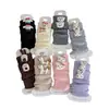 Zapatos Shang Mian Calentadores de Pierna de Algodón para Niños Otoño Invierno Engrosados Cálidos Lindos Dibujos Animados Muñeca 3D Niña Cubre Piernas para Bebé