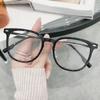 Óculos para Miopia Estilo Coreano Novo 2025 para Mulheres Sem Grau, Óculos Planos Anti-Luz Azul, Óculos para Miopia de Proteção Ocular de Alta Definição Atacado