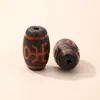 Pingente de Ágata Dzi de Nove Olhos Estilo Antigo Vintage, Pingente de Ágata Dzi Buddha de Xizang, Nova Ágata Dzi Buddha Retro de Guangzhou