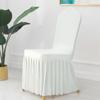 Funda de Silla Elástica Universal para Banquetes de Boda de Hotel Estilo Falda Transfronteriza Falda Larga Elástica Funda Completa para Silla Venta al por Mayor Color Sólido