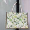 Bolsa de Lino en Stock Bolsa DIY Mariposa Cubat Bolsa de Lona Tote Bolsa de Compras Creativa Bolsa de Lino Bolsa de Material Recuerdo