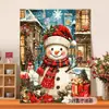Pintura al óleo digital de Santa Claus transfronteriza para colorear DIY, diseño personalizado basado en imágenes proporcionadas, pintura decorativa acrílica para principiantes, venta al por mayor