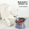 Comedero para mascotas, comedero para gatos, con patas altas, boca inclinada, comedero para gatos que protege el cuello, antideslizante, a prueba de derrames, comedero para perros, suministros para mascotas al por mayor