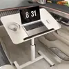 Mesa Auxiliar para Sofá, Mesita de Noche Móvil para Dormitorio, Mesa de Centro para Sala de Estar, Mesa Pequeña, Estante de Almacenamiento para Balcón, Mesa Elevable para Computadora
