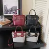 Bolsa de Mão Balde Tendência Novo Estilo 2026 para Mulheres, Bolsa Transversal Chique Estilo Coreano, Bolsa de Ombro Vintage Outono e Inverno