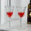 Copo de vinho de cristal moderno minimalista, taça estilo europeu, copo de suco, copo de jantar, copo de diamante