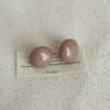 Pendientes de Oreja de Bolita de Gominola Color Morandi para Mujer, Sencillos y de Alta Gama, Personalizados, Exquisitos y Modernos Pendientes para el Día a Día