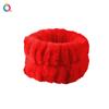 Qiyue - Muñequera impermeable de forro polar coral transfronterizo de Amazon, banda para el cabello deportiva con franela absorbente que limpia el sudor