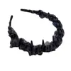 Diadema de Peine Dentado Estampado de Leopardo Retro de Gama Alta Nueva Diadema de Malla para Mujeres con Parte Superior Alta del Cráneo Cabello Roto Diadema Dentada para Mujeres