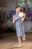 Qipao Pai e Filho Roupas Mãe e Filha 2026 Novo Estilo Qipao Chinês Melhorado Infantil Vestido Respirável para Uso Diário