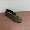 BULVJI Zapatos de Abuela Planos de Un Paso Estilo Retro Coreano para Mujer 2026 Nuevo Estilo Otoño Zapatos de Calle de Boca Baja con Temperamento