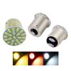 Carro LED luz de ré pisca S25 1156 1206 22SMD motocicleta s25 22LED pisca