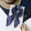 Pañuelo de Seda Estampado de Anacardo Cross70 Seda Artificial Bufanda Cuadrada para Cabeza Estilo Callejero Europeo y Americano Versátil Lazo para Cintura Cinturón Bufanda Cuadrada Venta al por Mayor