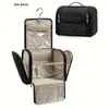 Nova Bolsa de Higiene Pessoal para Viagem da Amazon, Bolsa de Maquiagem com Gancho, Grande Capacidade, Bolsa de Higiene Pessoal à Prova d'Água, Caixa de Armazenamento
