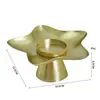 Bandeja de Velas Aromáticas Escandinavas Adornos Decoración de Atmósfera para Escritorio del Hogar Mesa Accesorios para Cena Romántica a la Luz de las Velas