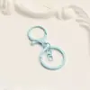 Colgante de Muñeca de Juguete DIY Set de Cuatro Piezas con Cierre de Langosta Anillo Plano Colorido Cierre de Ocho Llavero Accesorios para Llavero