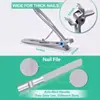 Pinzas de acero inoxidable para cutícula de pollo transfronterizas herramienta para arte de uñas de los dedos del pie 6 piezas pinzas para callosidades y piel muerta para manicura herramienta para el cuidado de las uñas
