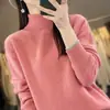 Novo Top Feminino Alto 2025 Transfronteiriço Ponto Lingote de Ouro Preguiçoso Outono Inverno Quente Solto Feminino Gola Solta Tricô
