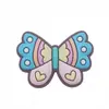 Serie Colorida de 100 Tipos de Hebillas para Zapatos de Goma Suave de PVC, Accesorios para Zapatos, Accesorios Decorativos de Dibujos Animados para Manualidades, Pegatinas para Fundas de Teléfono