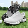 Novos Sapatos de Golfe com e sem Travas para Homens, Sapatos de Treino de Golfe de Tamanho Grande, Travas Cross-Border para Adultos