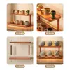 Estante de almacenamiento de escritorio, organizador de tazas, estante para vajilla de encimera, portavasos pequeño, soporte para tazas de café, estante para exhibir juegos de té