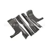 Adecuado para Mitsubishi Eclipse Cross 2018, tiras de umbral de puerta de acero inoxidable, pedales de bienvenida interiores, protección decorativa especial