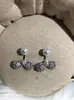 Brincos de Tarraxa Borboleta com Pérola e Zircônia e Pino de Prata, Brincos Luxuosos, Elegantes e Modernos para Mulheres