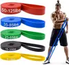 Set de bandas de resistencia TPE, banda elástica de fitness, set de bandas de tensión para entrenamiento de fuerza, gimnasio, banda de tensión para el hogar