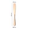 Amazon Transfronterizo Acero Inoxidable 430 Cuchillo para Mantequilla Espátula para Mantequilla Raspador Queso Pan Mermelada Cuchillo para Mantequilla