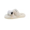 Chinelos Mao para mulheres no inverno novos chinelos forrados de lã de sola grossa fundo engrossado antiderrapante lua chinelos de pelúcia em estoque