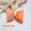 Lazo de Algodón Relleno de Color Macarrón con Bordado de Letras Felices, Nudo de Almohada, Accesorio para el Cabello, Accesorio de Ropa, Accesorio para Muñeca