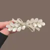 Pinza para el Cabello de Diseño Dorado con Resorte para Mujer 2026 Nuevo Pinza de Alta Gama para Mechones Sueltos