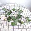 Arreglo floral de hoja de eucalipto de 5 puntas individual nórdico decoración diy hoja de dinero simulación decoración de fotografía de boda hojas de eucalipto